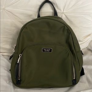 Green Kate Spade Backpack